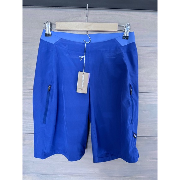 Patagonia Pants - Patagonia Tyrolean Bike Shorts Sound Blue Womens 4 Mountain Biking 24910 NEW